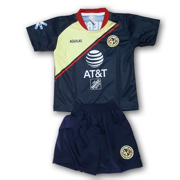 Camiseta Club América Replica Segunda Ropa Niños 2018/19 Azul